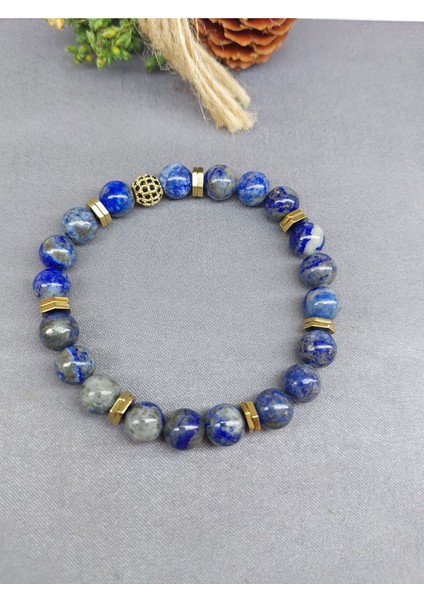 Lapis Lazuli Doğal Taş Bileklik 8 mm