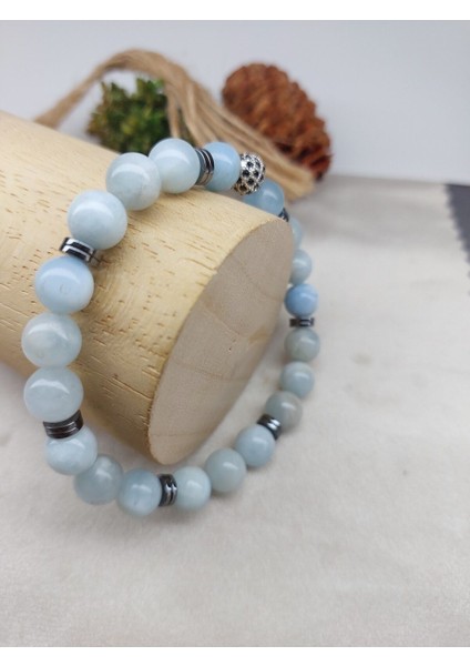 Akuamarin Bileklik 8mm fırsatları