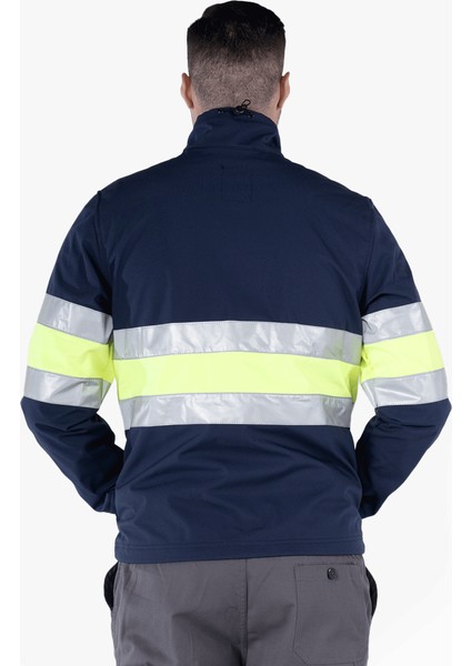 OWL Çift Sıra Reflektörlü Neon Softshell Mont fiyatları