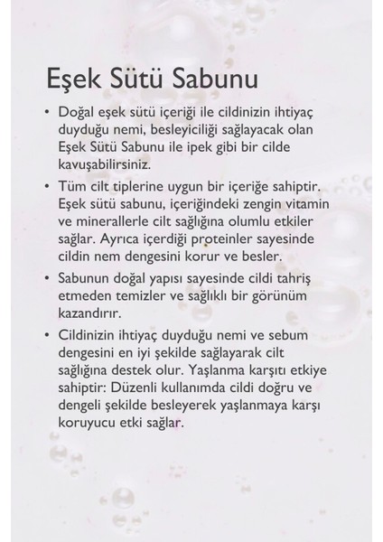 Eşek Sütü Sabunu & Baga Bebek Sabunu & Baga Kükürtlü Sabun Seti