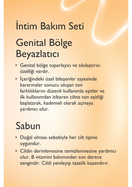 Beyazlatıcı Set Genital Bölge Beyazlatıcı & Pirinç Sabun