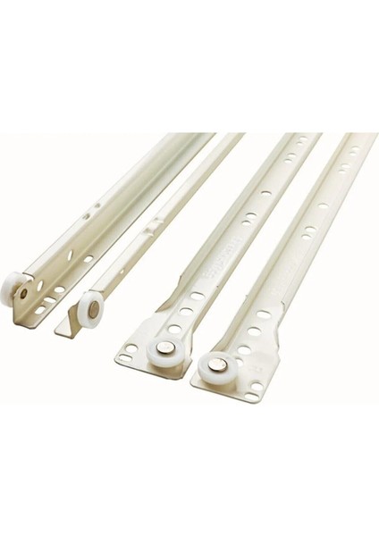 35 cm Çekmece Rayı Tekerli