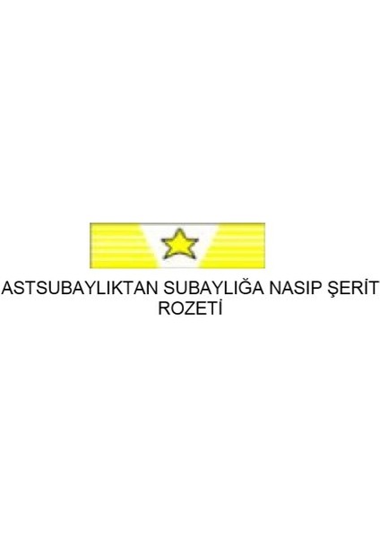 Astsubaylıktan Subaylığa Nasıp Şerit Rozeti