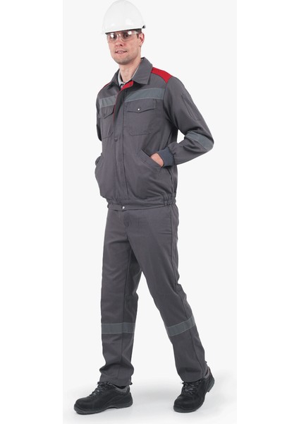 YILDIRIMLAR Harman Kumaş 5 cm Reflektörlü Mont - İş Pantolonu