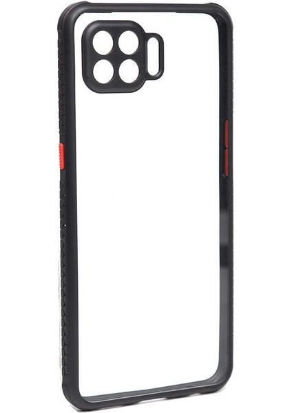 Oppo Reno 4 Lite Kılıf ​​Kaff Kapak-Siyah