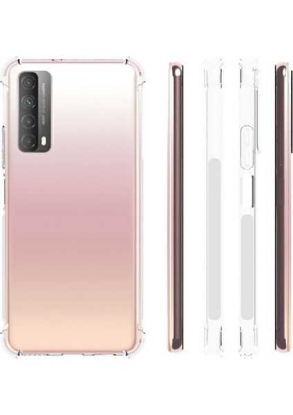Huawei P Smart 2021 Kılıf Nitro Anti Shock Silikon-Renksiz