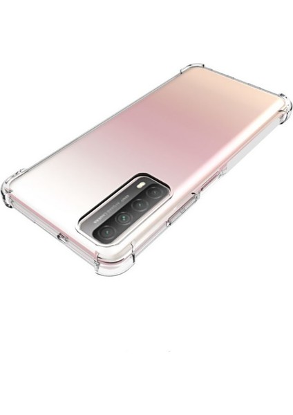 Huawei P Smart 2021 Kılıf Nitro Anti Shock Silikon-Renksiz