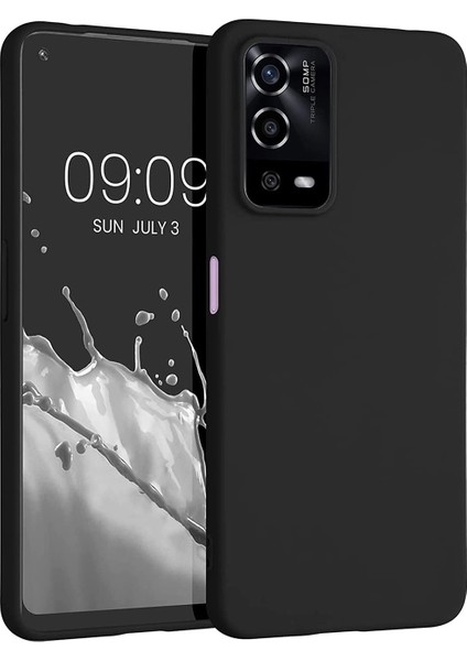 Oppo A55 4g Kılıf Premier Silikon Kapak-Siyah
