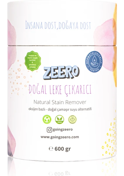 Going Zeero Oksijen Bazlı Doğal Leke Çıkarıcı 600 gr