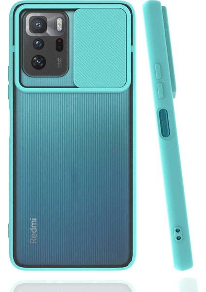 Xiaomi Poco X3 Gt Kılıf Lensi Kapak-Turkuaz