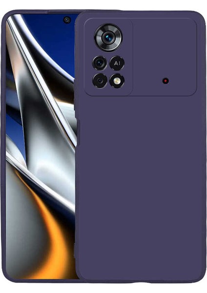Xiaomi Poco X4 Pro 5g Kılıf Premier Silikon Kapak-Lacivert