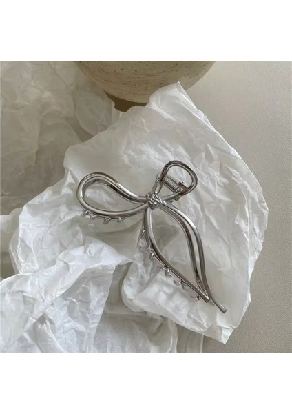 Kadın Şık Metal Fiyonk 7 cm Saç Tokası fiyatları