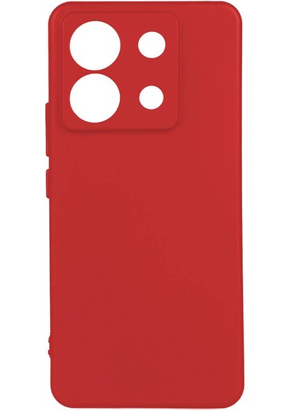 Xiaomi Redmi Note 13 Pro 5g Kılıf Biye Silikon-Kırmızı