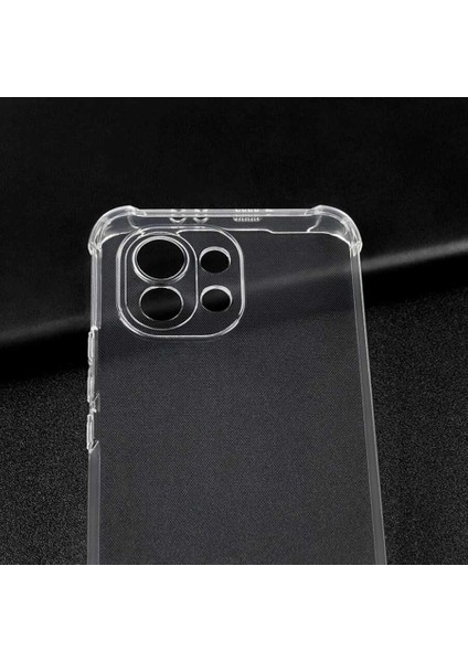 Xiaomi Mi 11 Lite Kılıf Kamera Korumalı Nitro Anti Shock Silikon-Renksiz indirimleri