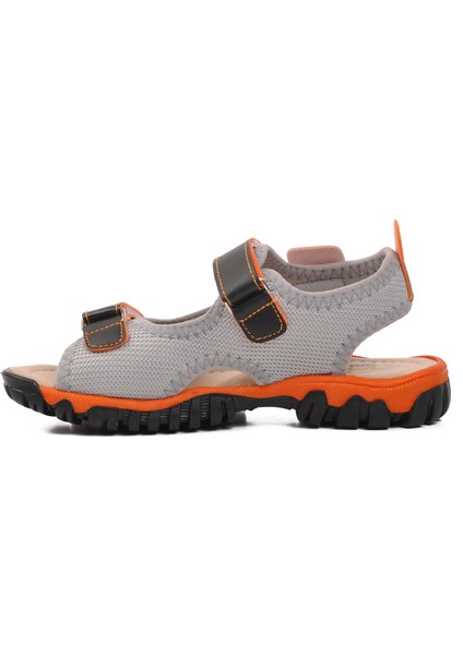 24-410-F Siyah-Turuncu Ortopedik Erkek Çocuk Sandalet fiyatları