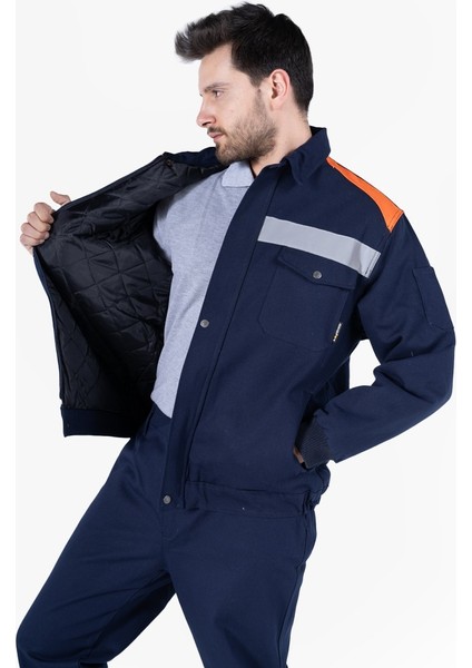 Yıldırımlar Çift Renkli Mont Pantolon İş Takımı