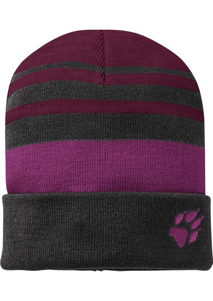 Jack Wolfskin Stripy Knit Çocuk Şapka