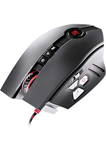 Mg Store Zl5 Siyah 8200DPI, Multi Core, Metal Ayak, Çözünürlük Ayarlı, Optik Gaming (Oyuncu) Mouse