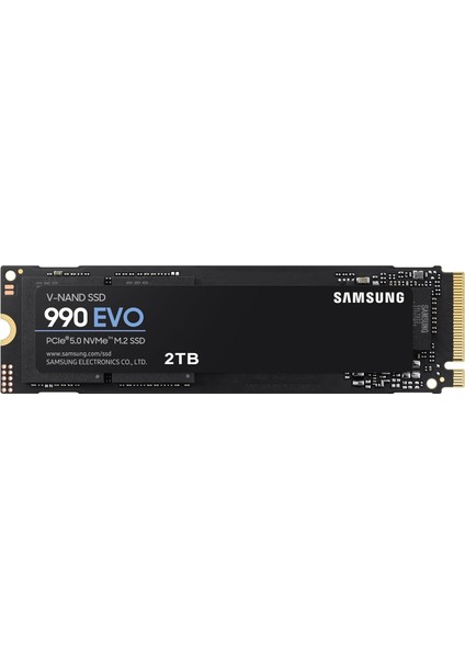 Mg Store 990 EVO2TB 5,000 Mb/s, Pcıe 4.0 X4/ 5.0 X2 Nvme M.2 (2280) SSD (MZ-V9E2T0BW)