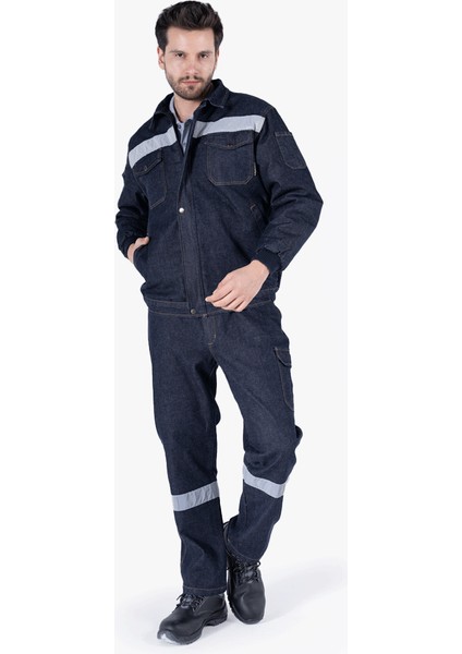 Yıldırımlar Kapitoneli Kot Mont-Pantolon Takım fırsatları