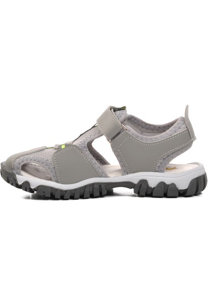 24-418-F Açık Gri Ortopedik Erkek Çocuk Sandalet