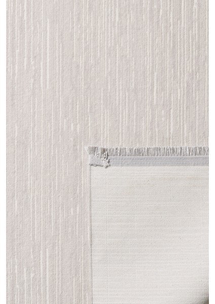 Bella Modern Salon Halısı Mutfak Halısı Yolluk Viskon Halı Doğal İplik Gri Krem Halı BL_07 fırsatları