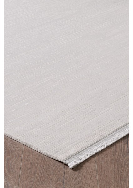 Bella Modern Salon Halısı Mutfak Halısı Yolluk Viskon Halı Doğal İplik Gri Krem Halı BL_07 indirimleri