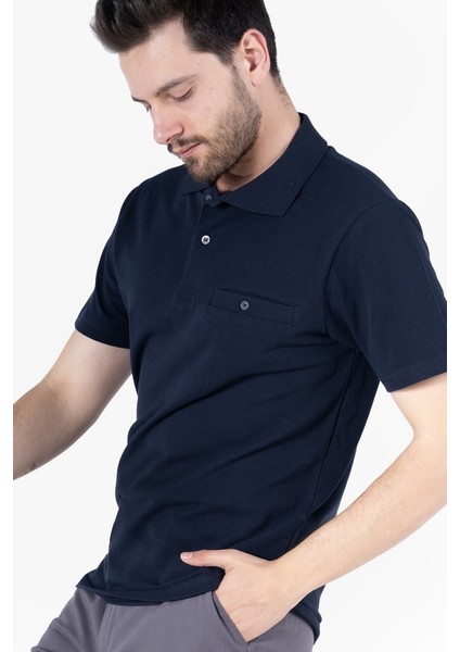 Yıldırımlar Polo Yaka Fleto Cepli T-Shirt