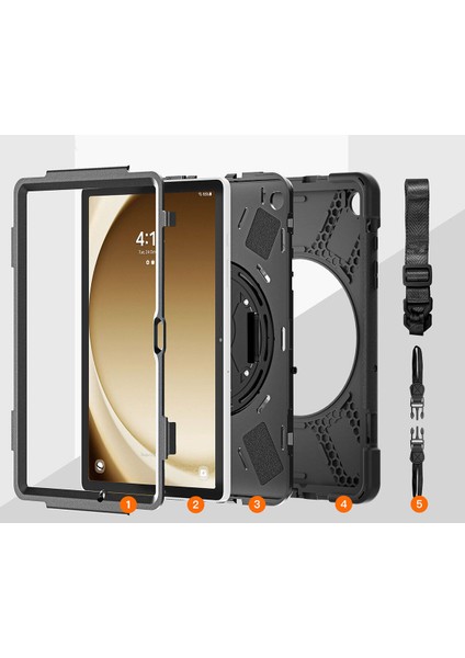 Samsung Galaxy Tab A9 Plus 2023 Zırhlı Armour Defender Askılı Kılıf SM-X210/X216/X218 fiyatları