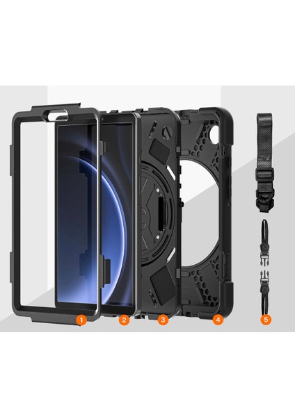 Samsung Galaxy Tab A9 Zırhlı Armour Defender Askılı Kılıf SM-X110 fırsatları