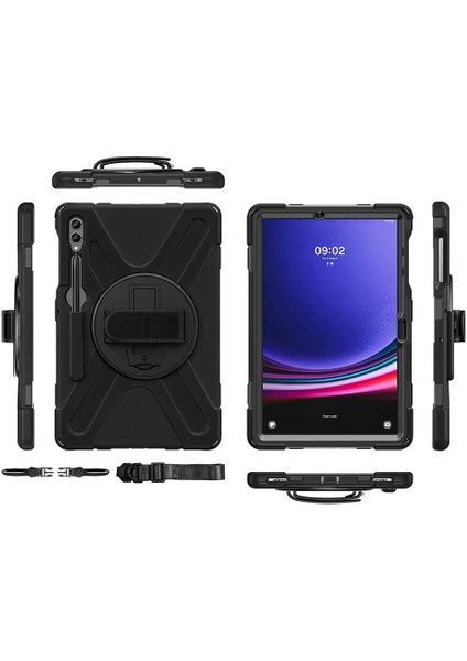Samsung Galaxy Tab S9 Fe Plus Zırhlı Armour Defender Askılı Kılıf Sm- X610 indirimleri
