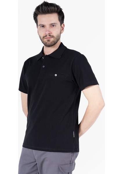Yıldırımlar Polo Yaka Fleto Cepli T-Shirt