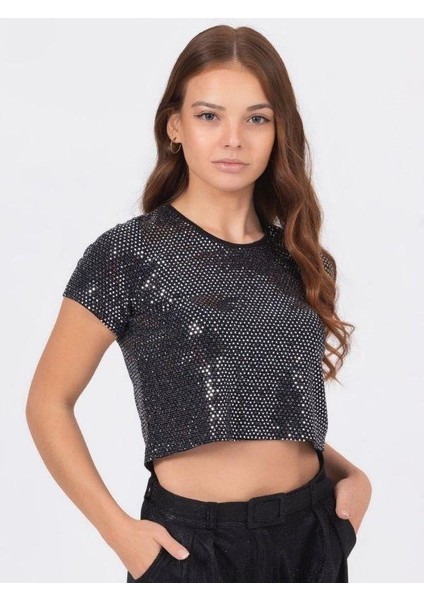 Kız Çocuk Parlak Kumaşlı Sırt Dekolteli Bluz fırsatları