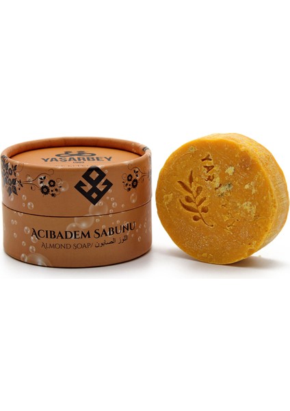 MARDİN EL YAPIMI %100 DOĞAL KATKISIZ ACI BADEM SABUNU 120 GR [SAÇ VE CİLT BESLEYİCİ]