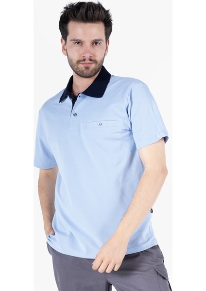 Yıldırımlar Polo Yaka Fleto Cepli T-Shirt