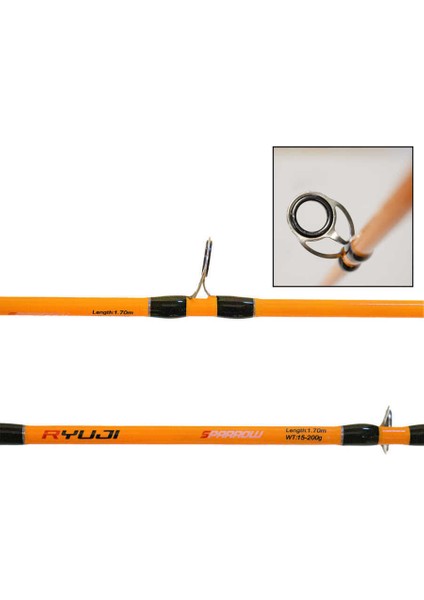 Sparrow 1.70M 15-200GR 2p Bot Olta Kamışı Standart-Standart