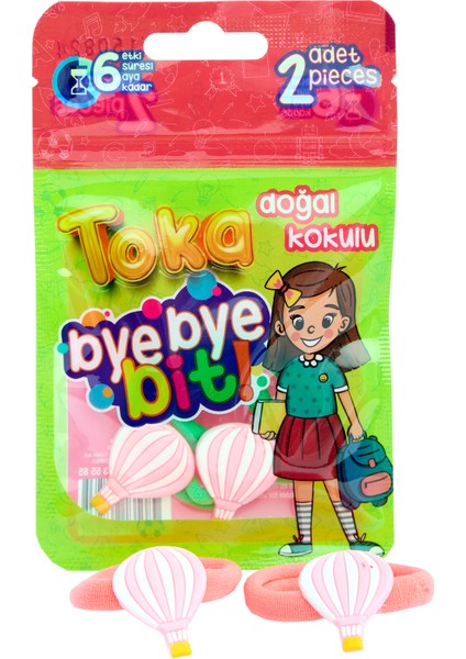 Bye Bye Bit Yeni Nesil Doğal Kokulu Havlu Bit Tokası 2 Li