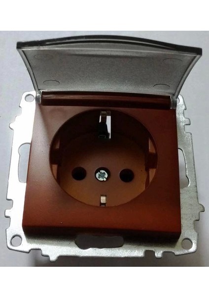 El-Bi Zena Kiraz Kapaklı Topraklı Priz