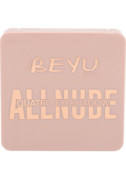 Deluxe All Nude Sedefli Mavi Dörtlü Palet Far 02