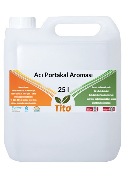 Acı Portakal Aroması 25 Litre