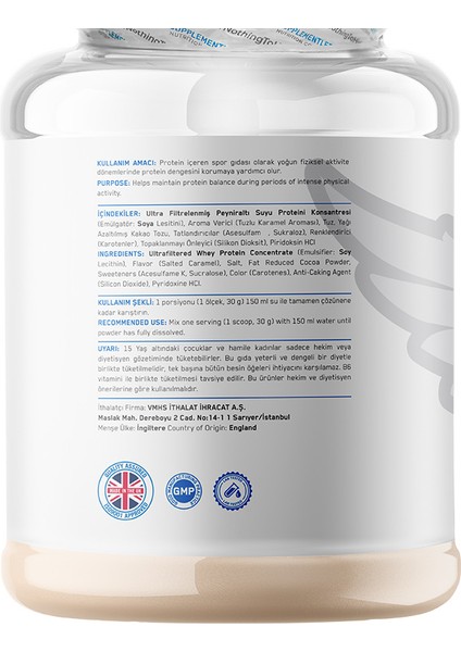 Supplementler.com Whey Protein 1000 gr - Tuzlu Karamel