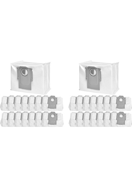 2x Elektrikli Süpürge Torbası Roborock S8+ S8 Pro Ultra S7 Maxv Ultra S7 Pro Ultra Q7+ Q7 Max+ T8 Q5+ G10S Pro Toz Torbaları (Yurt Dışından)