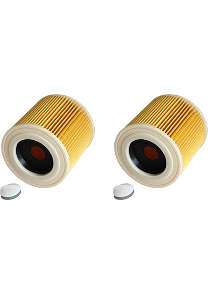 2x Yedek Hava Toz Filtreleri Çanta Karcher Elektrikli Süpürgeler Parçaları Kartuşu Hepa Filtre Wd2 Wd3 Mv2 Mv3 (Yurt Dışından)