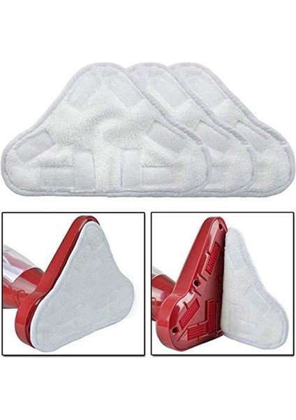 H2O Mop X5 Üçgen Sürükleme Için 20 Paket Yedek Buharlı Paspas Mikrofiber Bez Pedi (Yurt Dışından) fırsatları