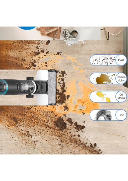 Ifloor 3/floor One S3/ıfloor 2 Akülü Islak Kuru Elektrikli Süpürge Parçaları Için 4 Adet Yedek Rulo Fırça,запасные Части Пылесоса (Yurt Dışından)