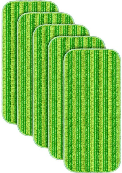 Swiffer Islak Jet Paspas ile Uyumlu Yeniden Kullanılabilir Paspas Pedleri - Islak Pedler Dolum Yıkanabilir Mikrofiber Paspas Pedleri 5'li Paket Yeşil (Yurt Dışından)