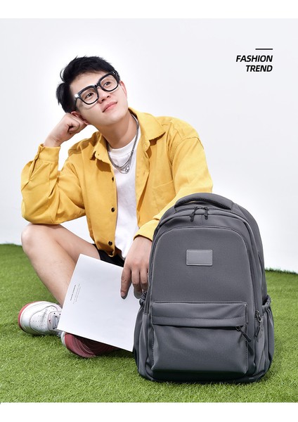 Erkekler ve Kadınlar Için Yeni Lise Öğrencisi Okul Çantası Büyük Kapasiteli Laptop Çantası Seyahat Sırt Çantası Kadınlar Için Rahat Sırt Çantası (Yurt Dışından) fiyatları