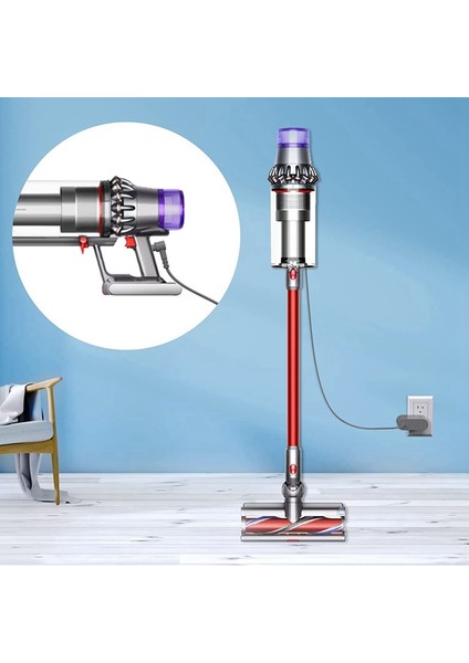 Dyson V10 V11 V12 V15 Şarj Cihazı 30.4V Akülü Vakum 217160-02 Şarj Cihazı Abd Tak Için Şarj Cihazı Güç Adaptörü (Yurt Dışından)