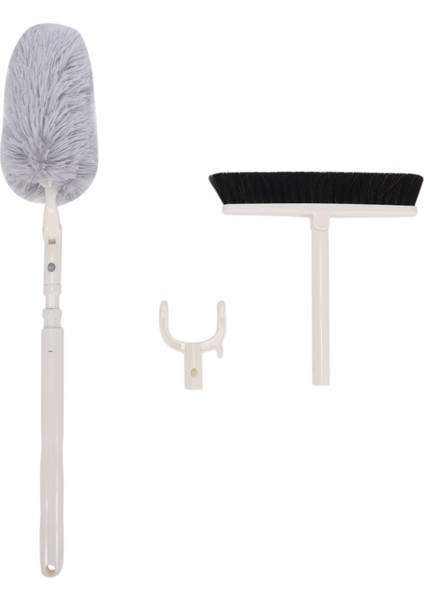 3 In 1 Ayarlanabilir Uzun Saplı Duster Bükülebilir Teleskopik Ev Işi Toz Temizleme Fırçası Ev Mobilyaları Temizleme Araba Duster Kuru Giysiler (Yurt Dışından)