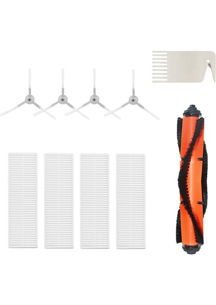 Filtre Rulosu Ana Yan Fırça Kitleri Xiaomi Mijia G1/MJSTG1/SKV4136GL Mi Robot Vakum Paspas Temel Aksesuarları (Yurt Dışından)